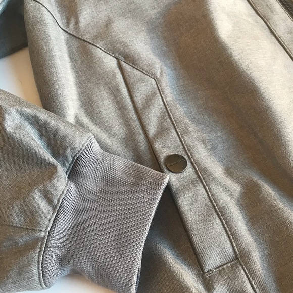 NWOT Men’s Gray Michael Kors Bomber Jacket - Picture 3 of 7